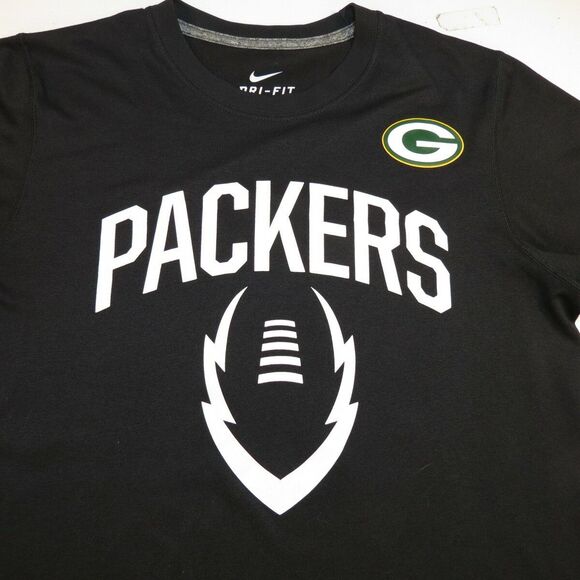 GREEN BAY PACKERS T SHIRT Sz S NFL FOOTBALL NIKE DRI FIT - Picture 1 of 4